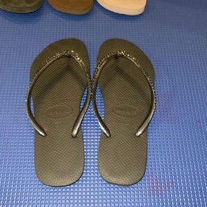Genuine Swarovski Crystal Havaianas LORI JACK Sz 6